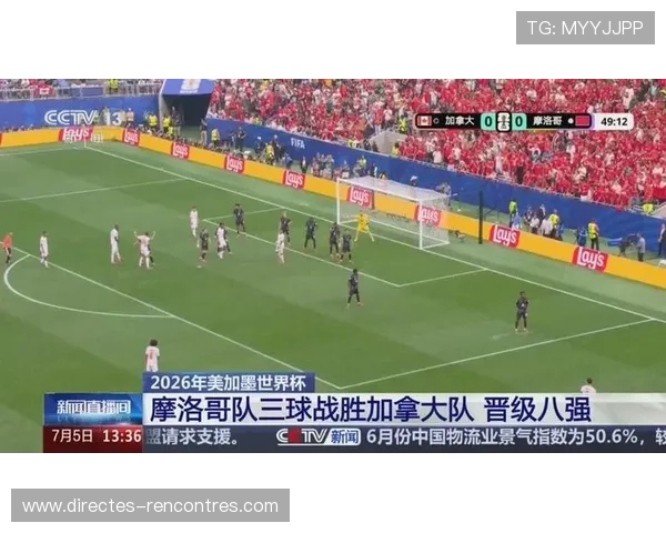 2026世界杯最新战报:摩洛哥击败加拿大,晋级八强